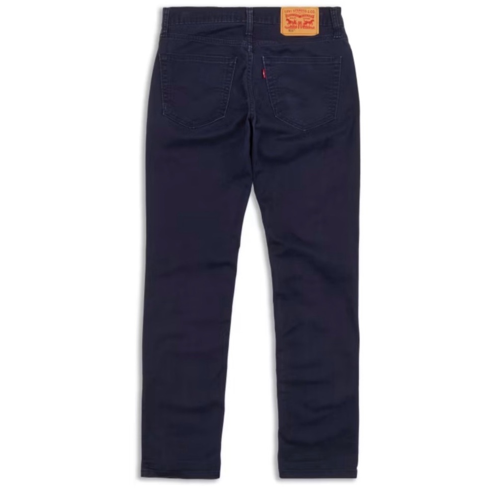 Levi's Men's Straight Jeans in Dark Blue 511 Slim Stretch Sits Below Waist Slim